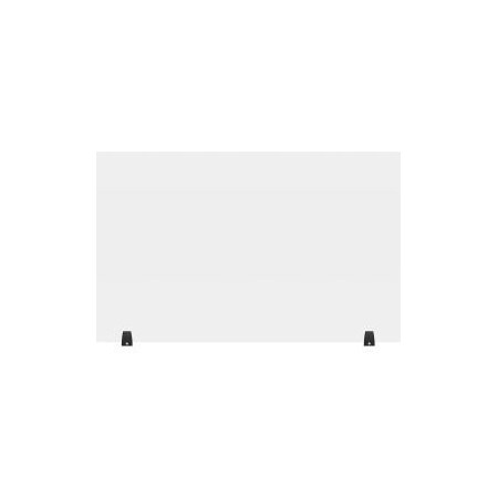 Luxor Luxor RECLAIM Acrylic Sneeze Guard Desk Divider, Freestanding  48 x 30  Clear DIVTT-4830C